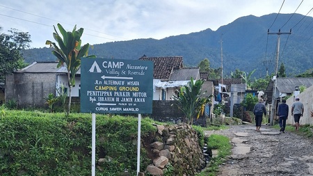 petunjuk jalan ke camp nusantara cidahu camping ground dan curug sawer