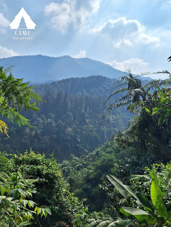 pemandangan gunung di cidahu sukabumi