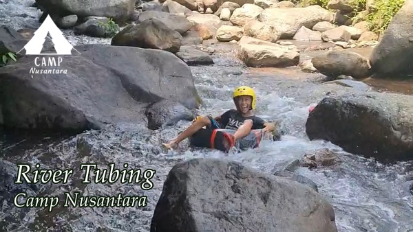 Arung jeram di camp nusantara cidahu sukabumi