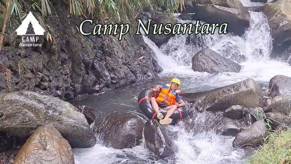 wisata cidahu camp nusantara river tubing