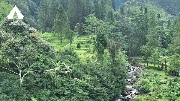 Pemandangan Riverside di Cidahu Camping Ground Camp Nusantara