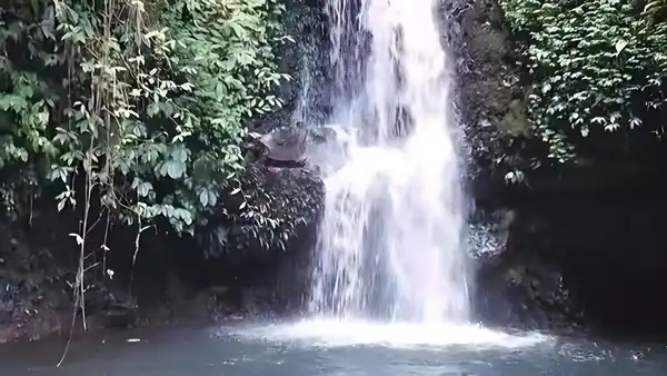 keindahan air terjun di sekitar camp nusantara cidahu
